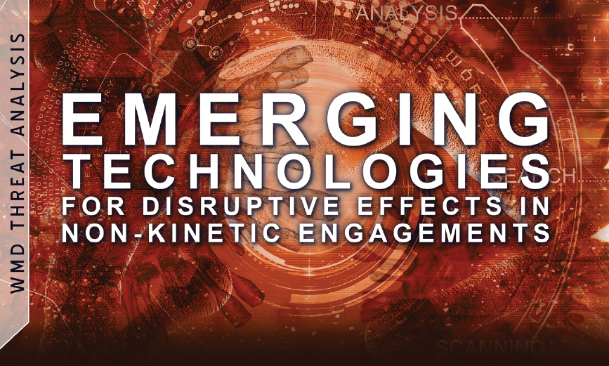 Often spoken oasis Memo Emerging Technologies for Disruptive Effects in Non-Kinetic Engagements -  HDIAC