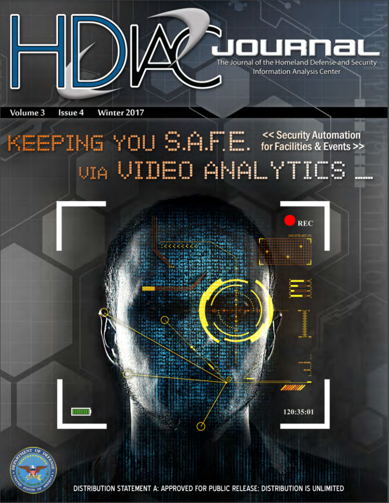 HDIAC Journal Winter 2017 - Keeping you S.A.F.E via Video Analytics