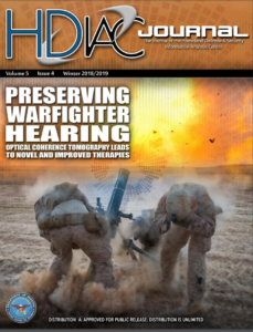 HDIAC Journal Winter 2018 - Preserving Warfighter Hearing_Optical Coherence Tomography Leads To Novel and Improved Therapies