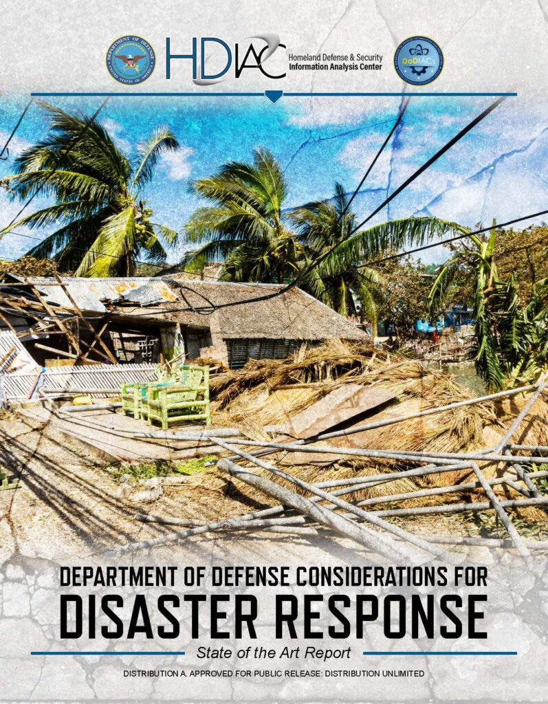 Department of Defense Considerations for Disaster Response