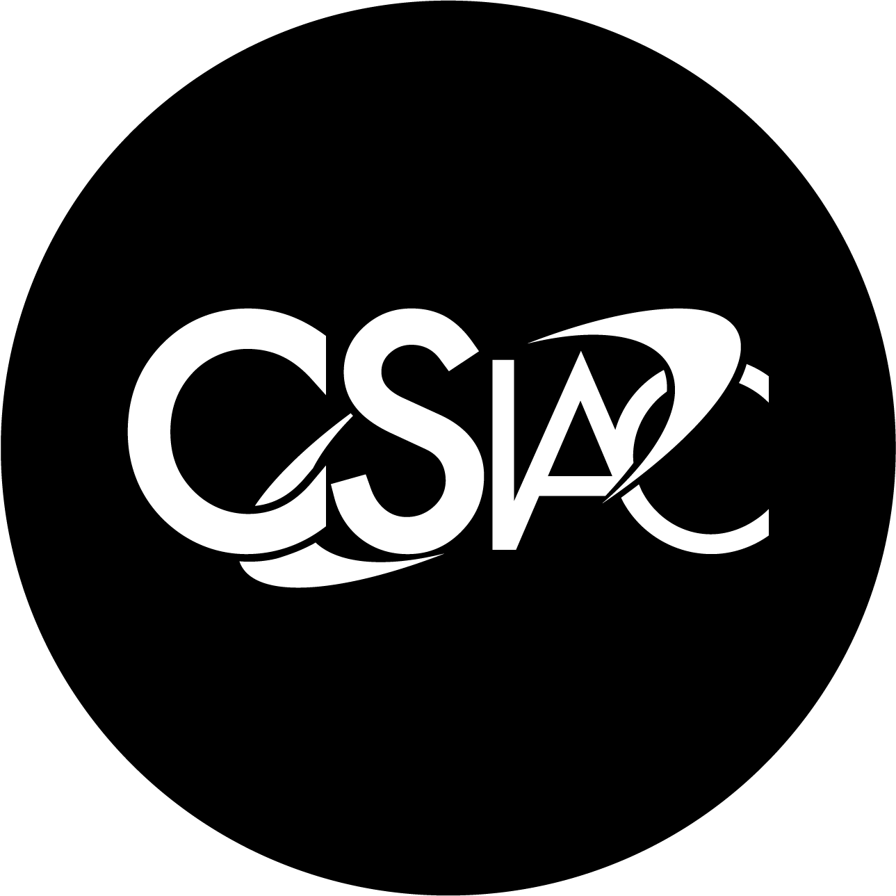 CSIAC White_Black Circle logo