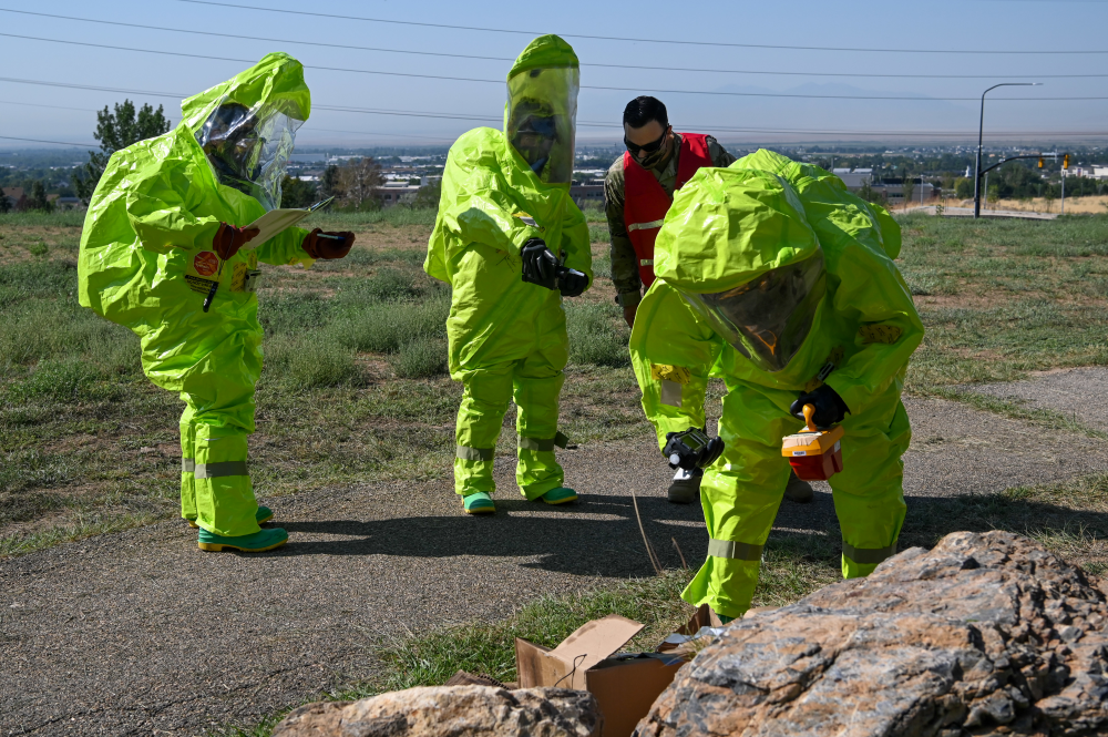 Personal Protective Equipment (PPE), Radiation Testing, Gas Testing, Chemical Testing, Exercise, Hill Air Force Base, Ready Eagle, Medical Readiness Training