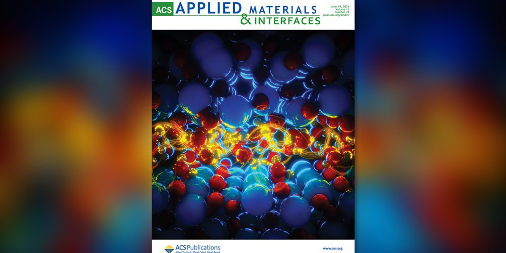 Machine learning potential derived from first-principles calculations reveals that confinement in TiO2 nanopores enhances proton transfer by reducing activation energy, highlighting the interplay between confinement, surface chemistry and topology in accelerating water reactivity. (Illustration concept: Hyuna Kwon and Tuan Anh Pham/LLNL; Illustration: Ella Maru Studios)