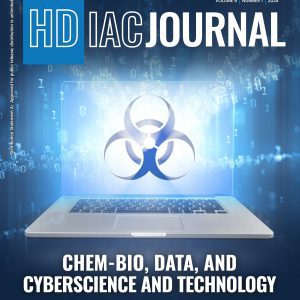 HDIAC Journal cover with laptop and nuclear symbol