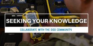A U.S. Air National Guard Airman powers up a MultiRAE portable gas detector