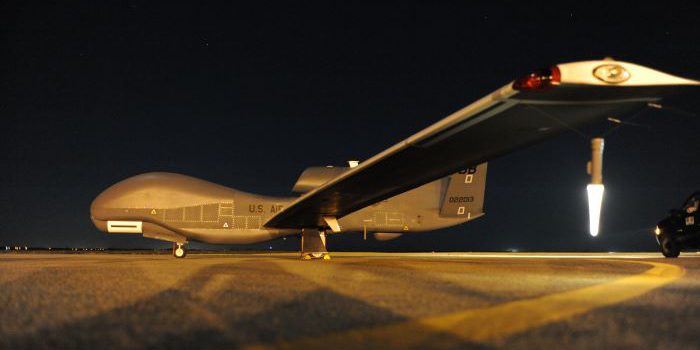 An RQ-4 Global Hawk, like the one pictured above, was launched from Beale on January 13 to assist with the humanitarian aid mission in Haiti after the country suffered a 7.0 magnitude earthquake on January 12. The Global Hawk flew 14 hours on January 14 and another 16 hours on January 15, providing about 2,000 images of some 1,000 targets (source: https://media.defense.gov/2009/Mar/04/2000615442/-1/-1/0/080918-F-5637S-032.JPG).